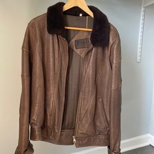 Smalby Authentic Brown Leather Jacket